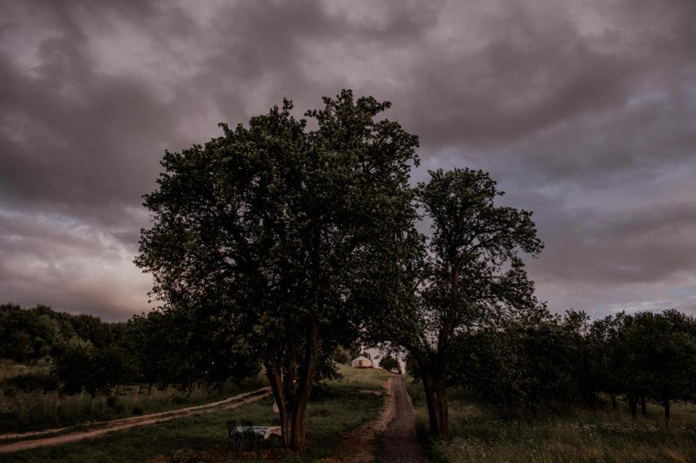 Jurty Z Widokiem, Prywatna Balia- Dzikolas Glamping Krasnobrod Exterior photo