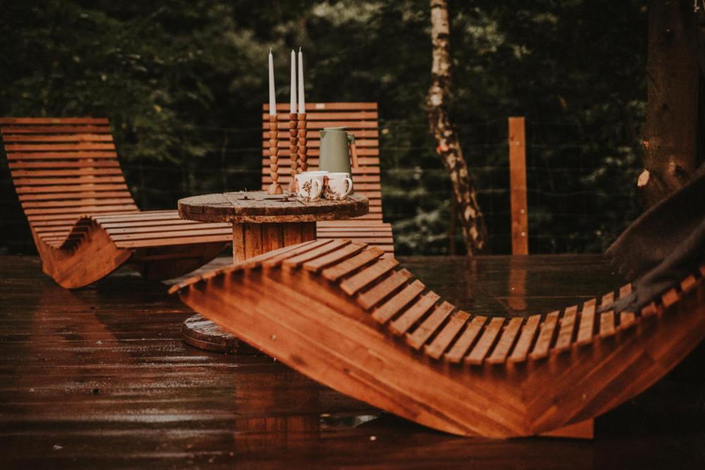 Jurty Z Widokiem, Prywatna Balia- Dzikolas Glamping Krasnobrod Exterior photo