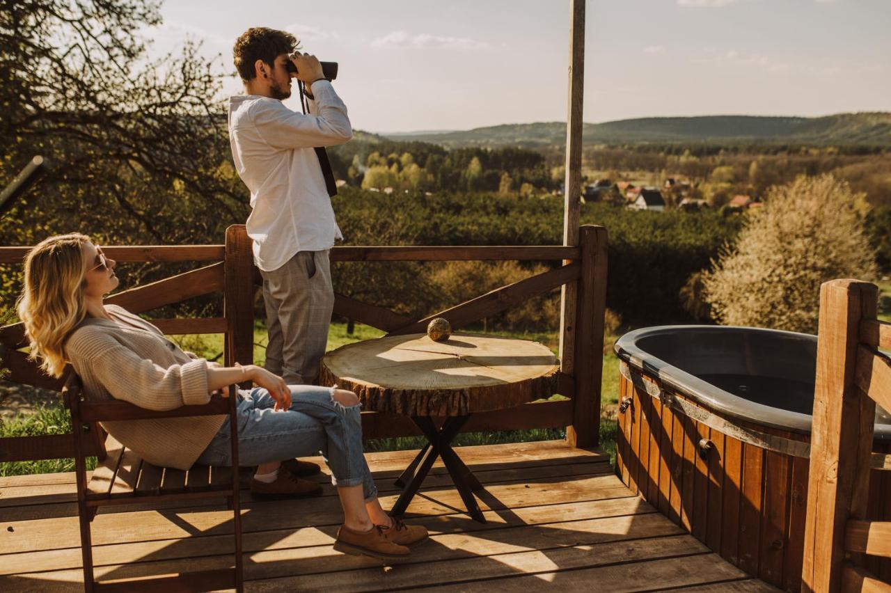 Jurty Z Widokiem, Prywatna Balia- Dzikolas Glamping Krasnobrod Exterior photo